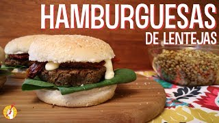 Cómo Hacer HAMBURGUESAS DE LENTEJAS Caseras  Receta Fácil  Tenedor Libre [upl. by Dnamra45]