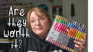 Are These Viral Acrylic Markers Worth It Lets Try the Grabie Acrylic Markers [upl. by Eenitsed]