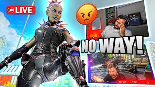 KILLING APEX PROS amp TWITCH STREAMERS IN 1 PRED RANK WITH REACTIONS FT Snip3down Rogue Dropped [upl. by Sillad60]