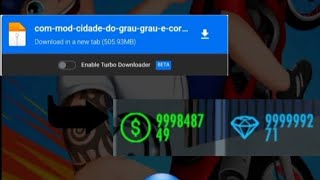 🔴Saiu🔥 Jogo CIDADE DO GRAU com MOD DE DINHEIRO INFINITO‼️😱Download media fire no comentário fixado [upl. by Nekciv]