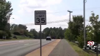 Speed cameras in use in front of Albemarle High School [upl. by Noitsirhc815]