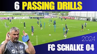 🔰FC Schalke 04 Training Session  6 Passing drills [upl. by Ahseen]