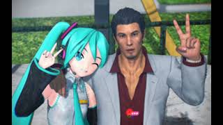 Baka Mitai  Kiryu Kazuma ft Hatsune Miku Mashup Duet [upl. by Heywood228]