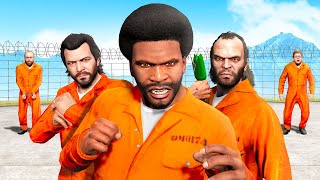 GTA 5 but EVERYONES in PRISON 10 Star Wanted Level [upl. by Akino]