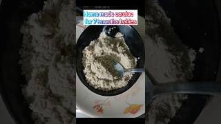 Home made cerelac for 7months baby food shortsytshorts [upl. by Lebiram]