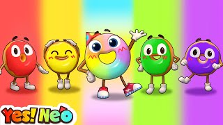 Colors Song with 10 Donuts  Ten in the Bed  Learn Colors  Nursery Rhymes amp Kids Songs  Yes Neo [upl. by Arahsit]