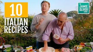 10 Italian Recipes By Jamie Oliver [upl. by Harriot]