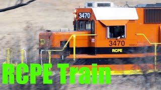 RCPE Train Passes Thru Tilford SD [upl. by Ontine]