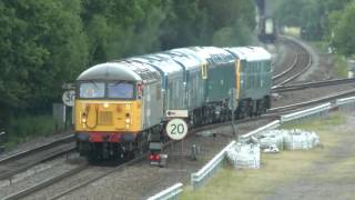 73969 1st then 56098 Findern Convoy to East Lancs 5 7 16 [upl. by Landy47]