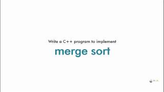 Merge sort program in C [upl. by Ztnahc717]