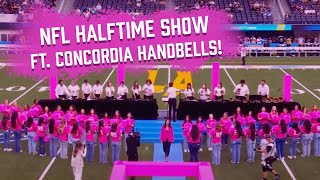 NFL Halftime Show Ft Concordia Handbells SoFi Stadium [upl. by Mohorva95]