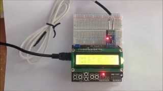 Test de module MAX6675 Thermocouple type K a SPI [upl. by Yearwood]