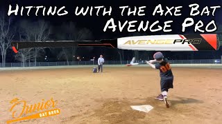 Hitting with the Axe Bat Avenge Pro  10 USSSA Baseball Bat Review [upl. by Cerf]