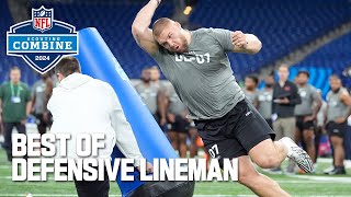 Best Workouts of Defensive Lineman  2024 NFL Scouting Combine [upl. by Algy]