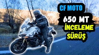 cfmoto 650MT İnceleme ve Sürüş  Alınır mı [upl. by Akkeber]