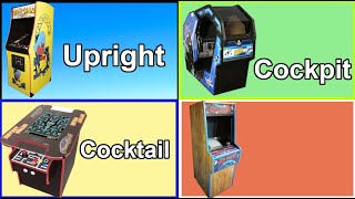 Explaining Every Classic Arcade Style Cabinet [upl. by Arikat670]