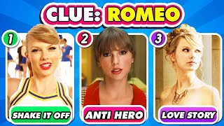 Guess The Taylor Swift Song By 1 CLUE 😉Swiftie Test [upl. by Huai]