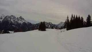 St Ulrich am Pillersee  Hochfilzen Piste 1 bis Bergstation Hochfilzen II [upl. by Ineslta]