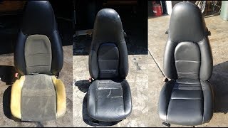 Como Tapizar un Asiento De Porsche en Cuero  Tapiceria [upl. by Rudie]