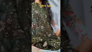 Fabric haul fabrics fashion shopping explore trending short [upl. by Lanna441]