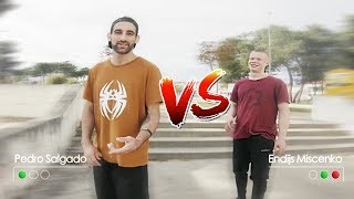 Pedro Salgado VS Endijs Mischenko  Parkour Skill Challenge [upl. by Edahsalof]