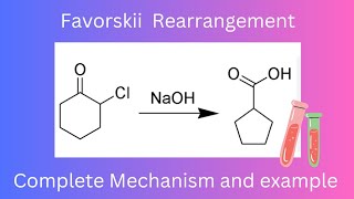 Favorskii Rearrangement  Favorskii Rearrangement complete Mechanism in detail [upl. by Weitman]