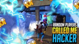 Random Players called me Hacker 🗿✨😊 youtubevideos freefire freefiremax headshots [upl. by Iniretake]