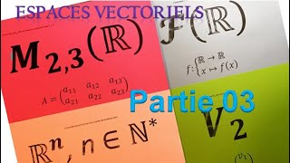 Chapitre 1  Espaces Vectoriels partie 3 Définition dun sousespace vectoriel شرح بالدارجة [upl. by Leahplar]