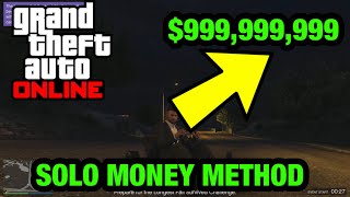 SOLO UNLIMITED MONEY METHOD IN GTA 5 ONLINE MAKE MILLIONS FAST amp EASY [upl. by Eresed816]