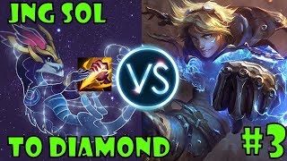 JNG SOL TO DIAMOND 3  Aurelion Sol vs Ezreal [upl. by Stauder975]