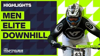 Snowshoe  Men Elite DHI Highlights  2023 UCI Mountain Bike World Cup [upl. by Bernard]