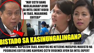 Matapos Sabihing TOTOO ang CCTV NAPOLEON TAAS NABISTO ni VP SARA sa KASINUNGALINGAN CCTV EDITED [upl. by Yebba682]