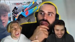 JON ZHERKA Reacts Jack Doherty Crashing McLaren and watches xQc Adin Ross [upl. by Ecnerewal]