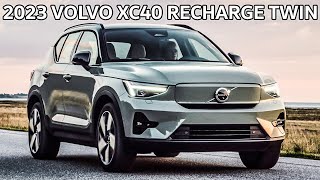 2023 Volvo XC40 Recharge Twin in Sage Green Color [upl. by Trinee448]