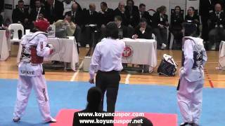 62kg Final  Sule Yilmaz vs Gamze Uysal 2012 Turkish Senyor Taekwondo Championships [upl. by Cannon451]