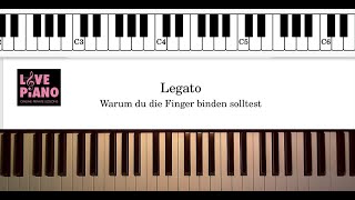 Wie du Legato spielst Tutorial für Anfänger [upl. by Sitof]