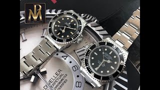 Rolex Submariner 5513 vs Rolex Submariner 14060M RRR COSC [upl. by Suivatnom]