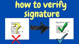 HOW TO VERIFY SIGNATURE ON YOUR ELIGIBILITY CERTIFICATE  OR ANY OTHER DOCUMENT [upl. by Ilil]