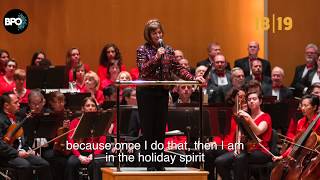 JoAnn Fallettas Classical Christmas at the Buffalo Philharmonic Orchestra 2018 [upl. by Stacia]