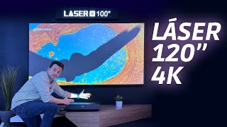 Proyector de Tiro Corto Láser hasta 120 Pulgadas de Hisense [upl. by Morna]