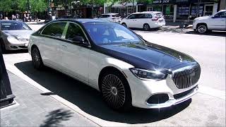 MERCEDES  MAYBACH S 580  LUXURY VEHICLE  in downtown Kelowna BC Canada [upl. by Ainar]