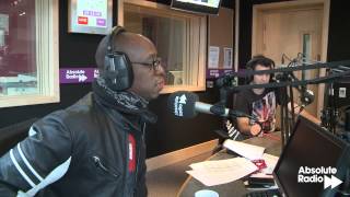 Ian Wright doing air guitar [upl. by Ymerej]