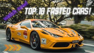 Top 10 Fastest Cars in the World 2024 [upl. by Zhang]