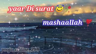 Mange fakir duaeallah  yaar Di surat mashaallah ❣️ status song [upl. by Ahsener656]