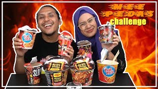 cabaran MEE PEDAS ft Kekti Mazlan  SAMYANG MEGGI PEDAS GILER DAEBAK GHOST PEPPER [upl. by Irmo]