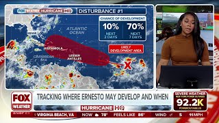 Chances Increase For Another Named Storm Forming In The Atlantic Ocean [upl. by Negroj]