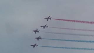 Red Arrows quotPythonquot at Sunderland Airshow 2016 [upl. by Anait]