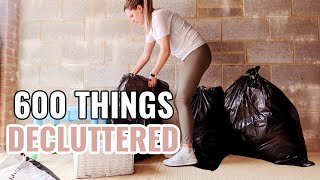 I decluttered 600 things in one weekend  Messy to Minimalist Mum [upl. by Navillus]