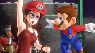 Super Mario Odyssey  All Endings  Secret Final Boss amp 999 Moons Reward [upl. by Ahsemrac194]