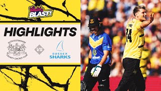 GLOS REACH THE 2024 VITALITY BLAST FINAL  Gloucestershire v Sussex  Semifinal highlights [upl. by Chenee968]